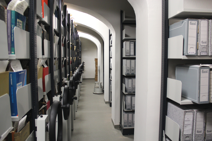Blick ins Uniarchiv