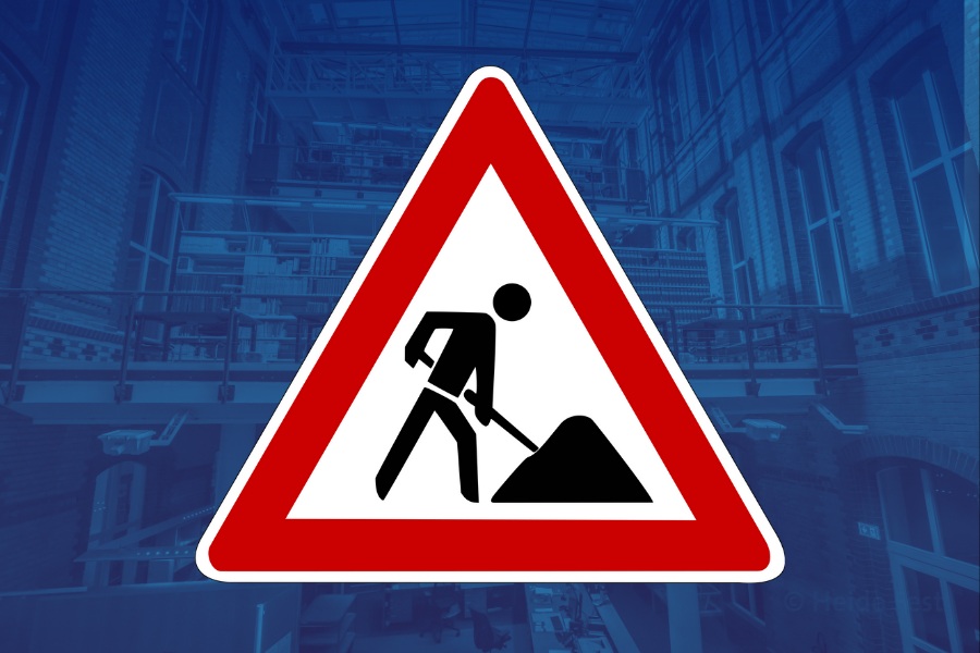 Bauarbeiten Schild Bauarbeiten Schild