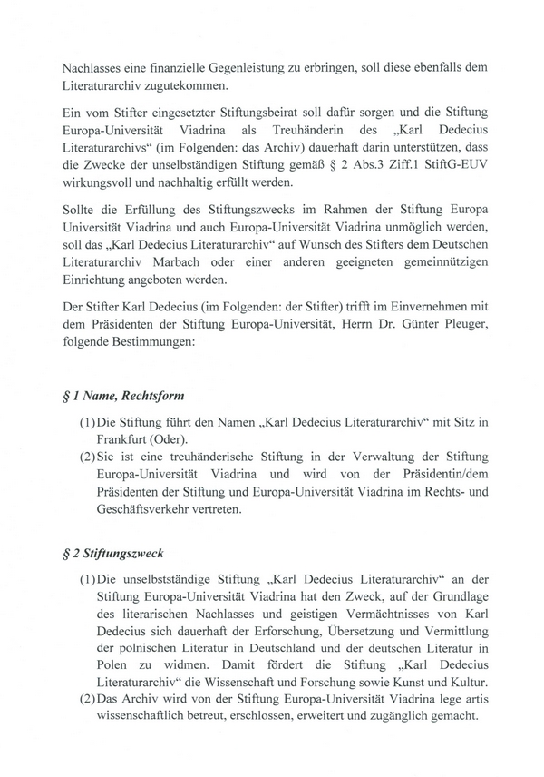 Stiftungssatzung_Seite_2 ©stiftung_kdlitarchiv